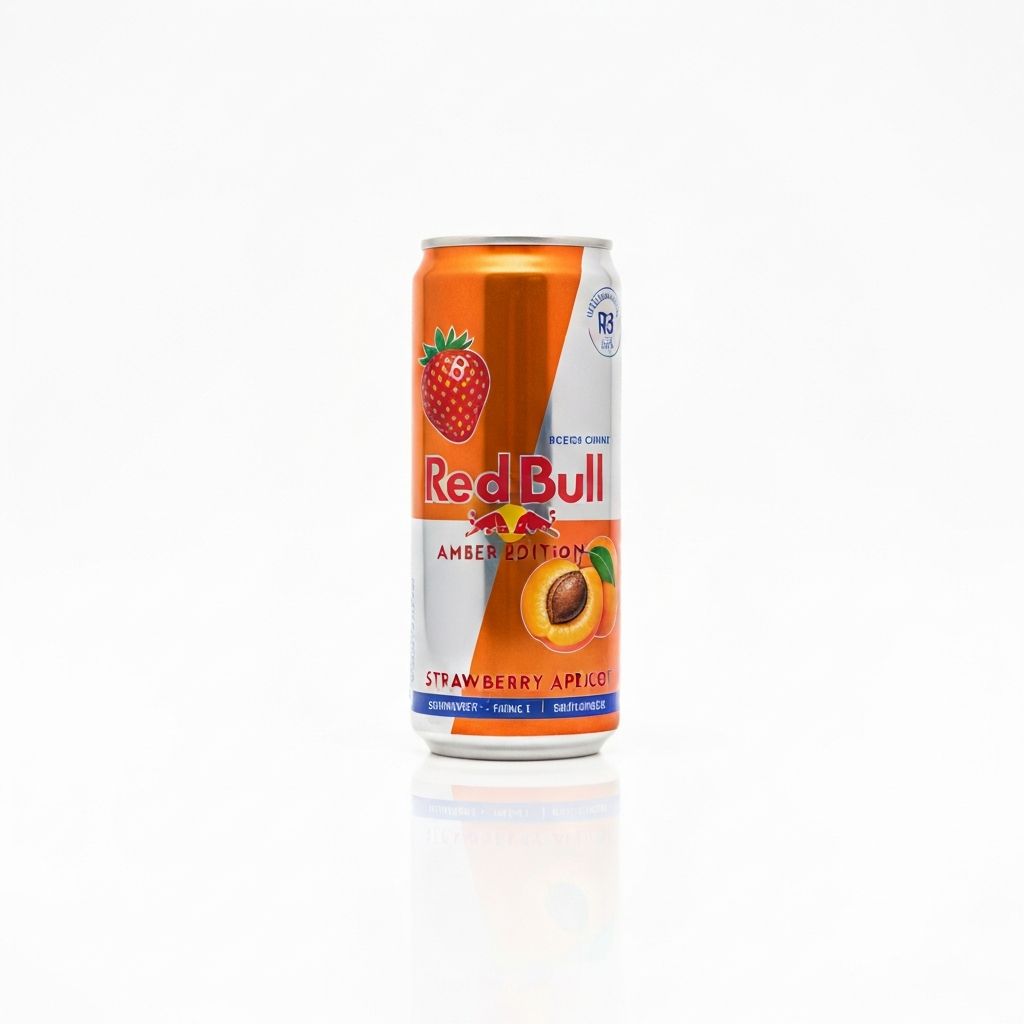 Red Bull Amber Edition (Strawberry Apricot) 12oz